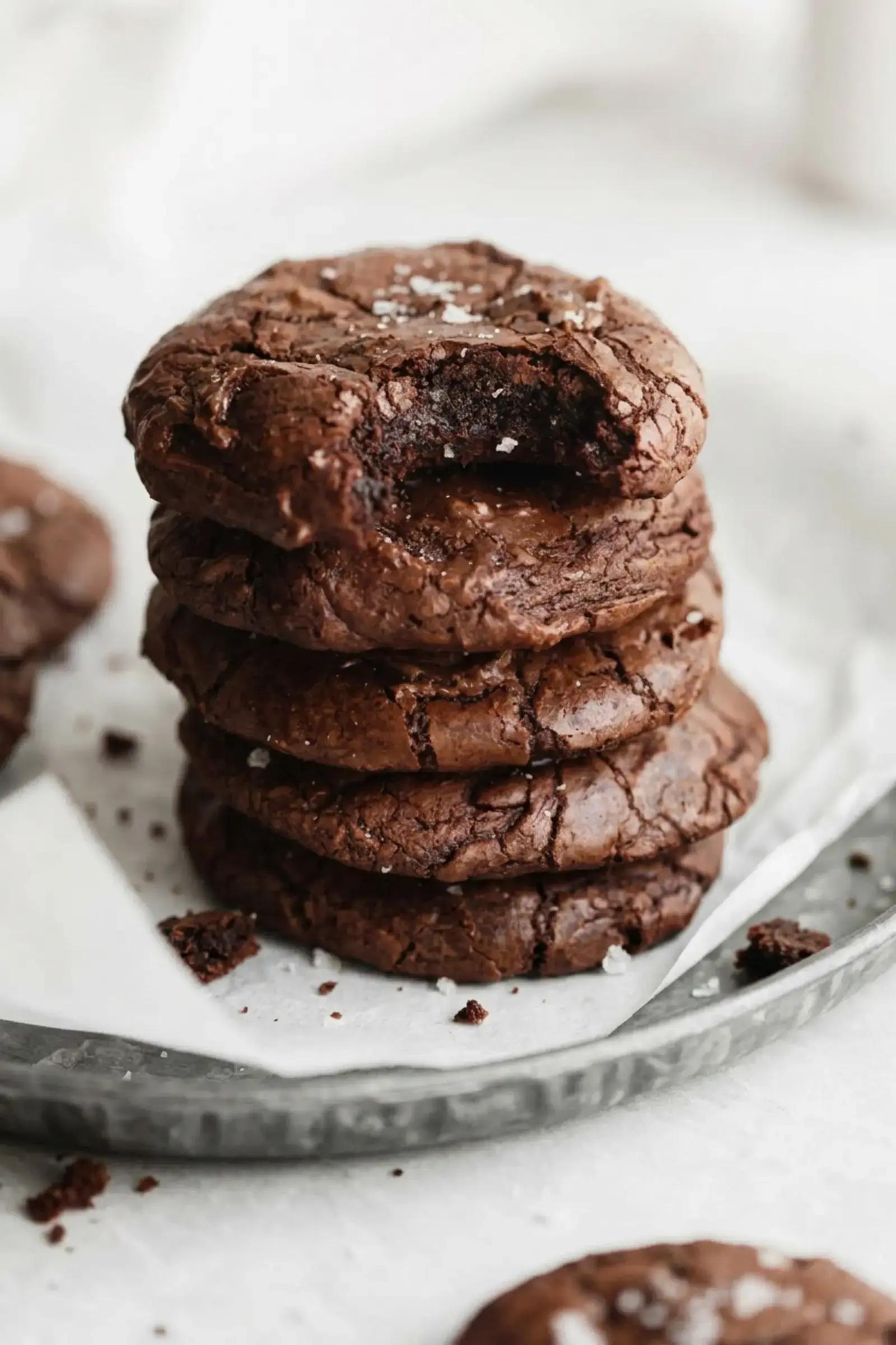 Super Fudgy Brownie Cookies with Crispy Edges and a Gooey Center 11 Fudgy Brownie Cookies