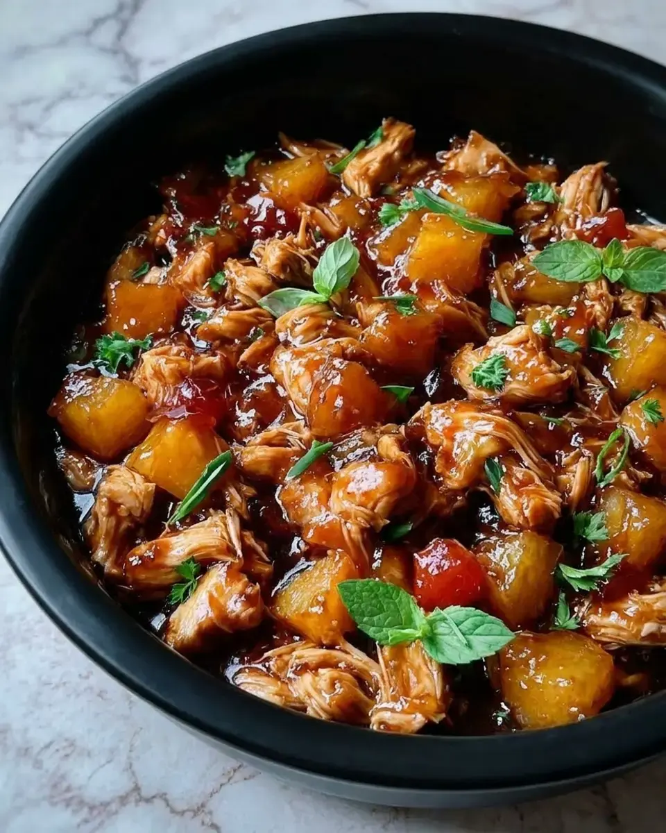How to Serve Sweet Hawaiian Crockpot Chicken
