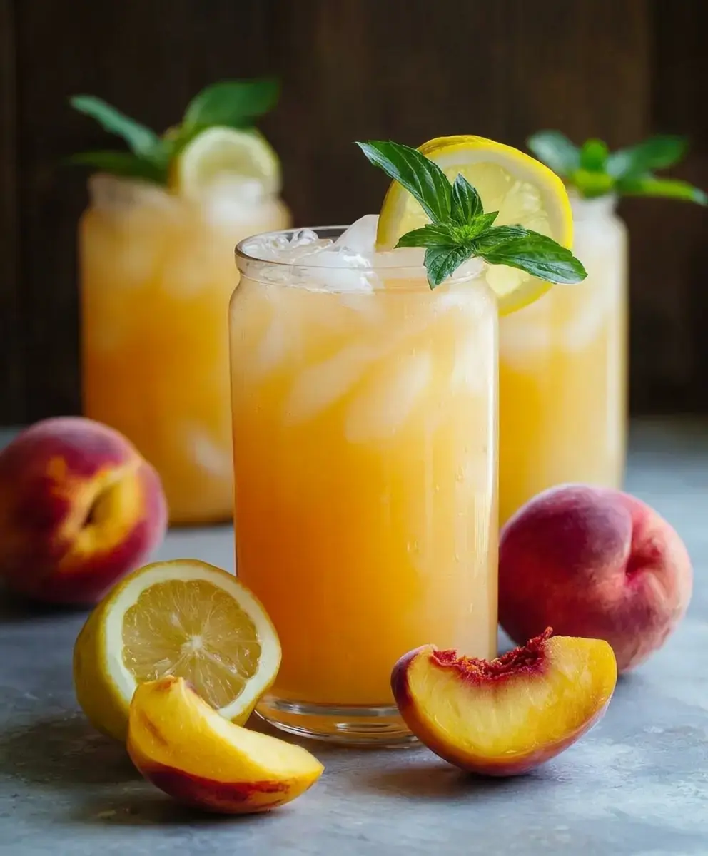 Sweet Tart Peach Lemonade Recipe Summer Refreshment for a Fresh Summer Drink 3 Enhancing Your Refreshing Peach Lemonade Experience: