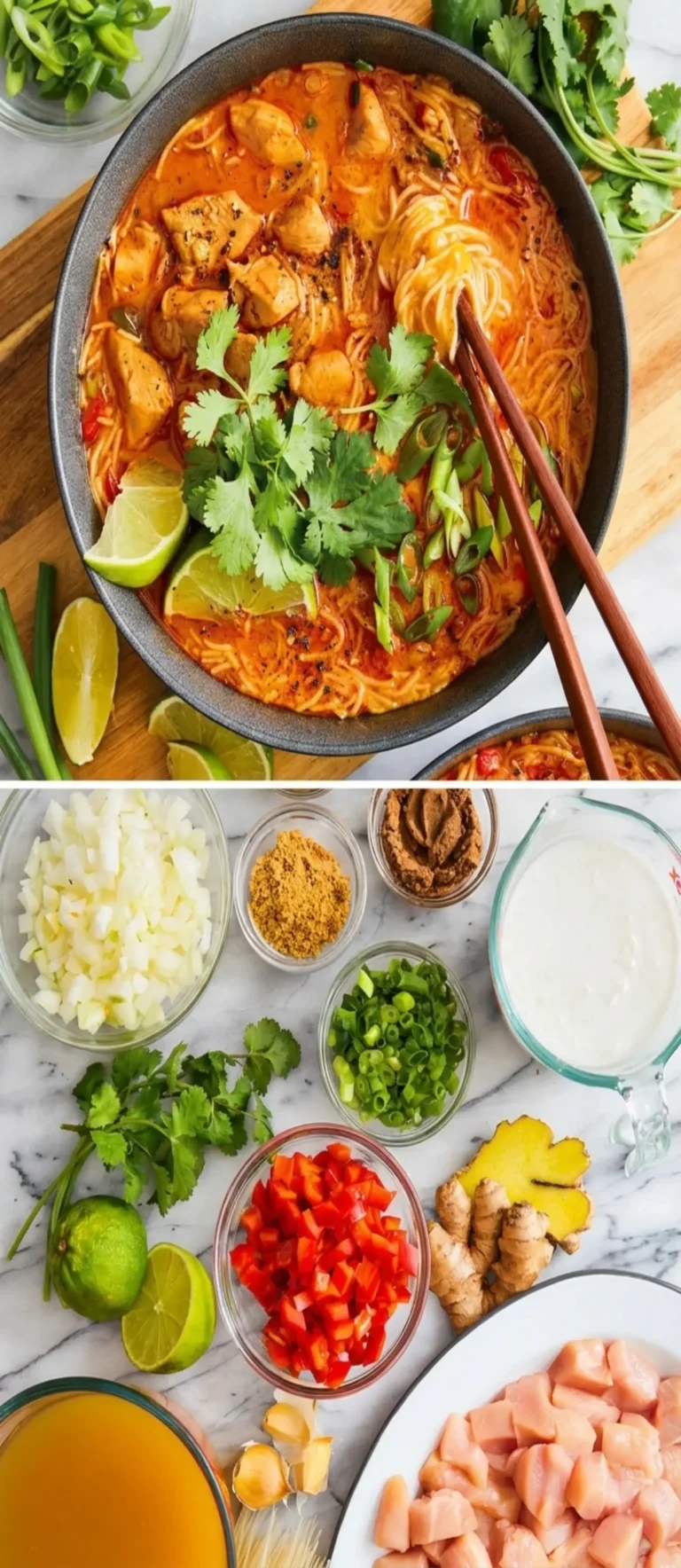 Thai Red Curry Noodle Soup