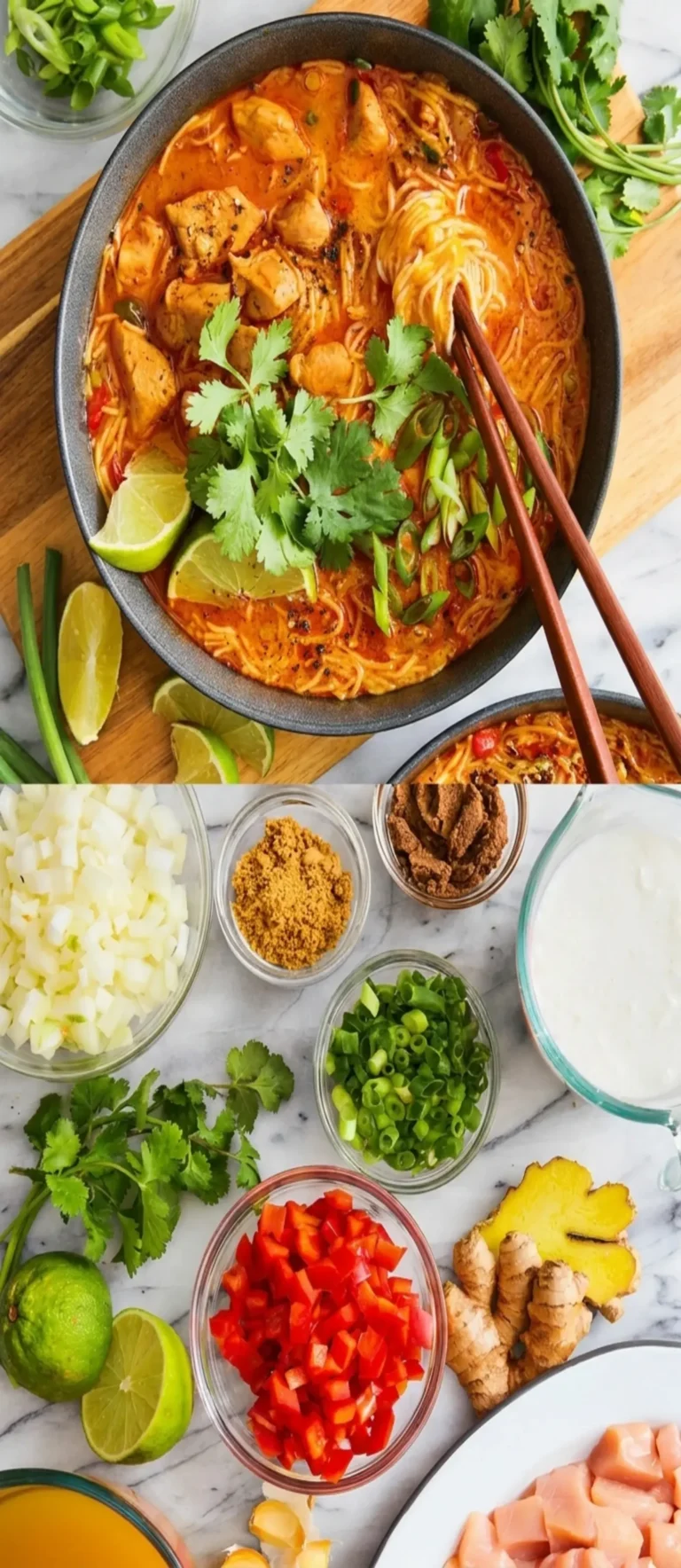 Thai Red Curry Noodle Soup