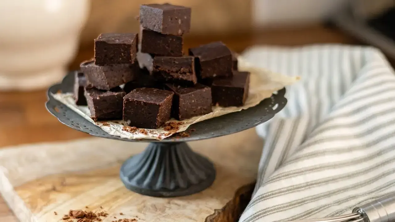 Three Ingredient Date Fudge Recipe for a 10 Minute No Bake Dessert 5 This three ingredient date fudge has become a family favourite recipe in our house. It's healthy, easy to make, and really hits the spot for even the biggest chocolate craving.