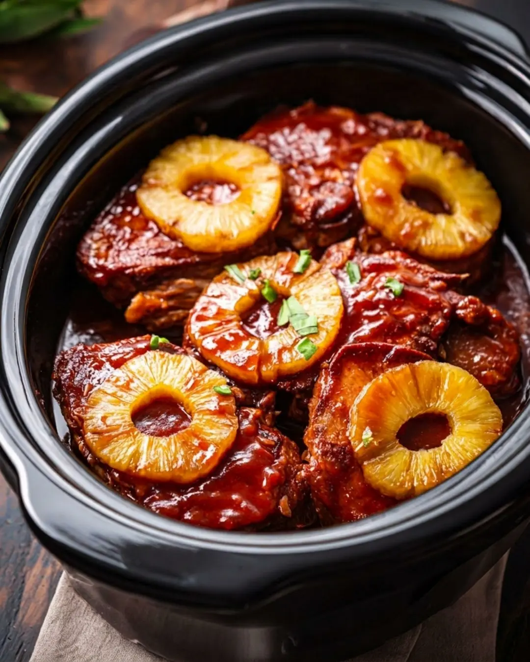 Home 10 Toss Pork Chops In The Crock With Pineapple Slices And Soy Sauce, And Get A Dinner So Delicious It Balances Sweet And Salty.