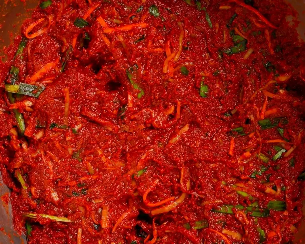 For the kimchi marinade: