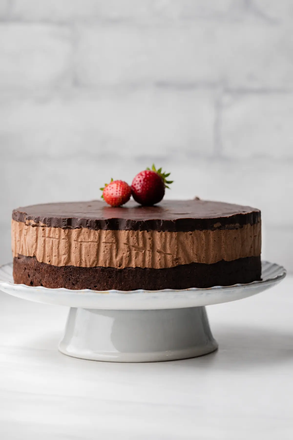Triple Chocolate Mousse Cake
