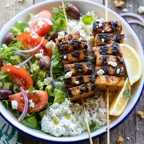 Grilled Teriyaki Tofu Skewers