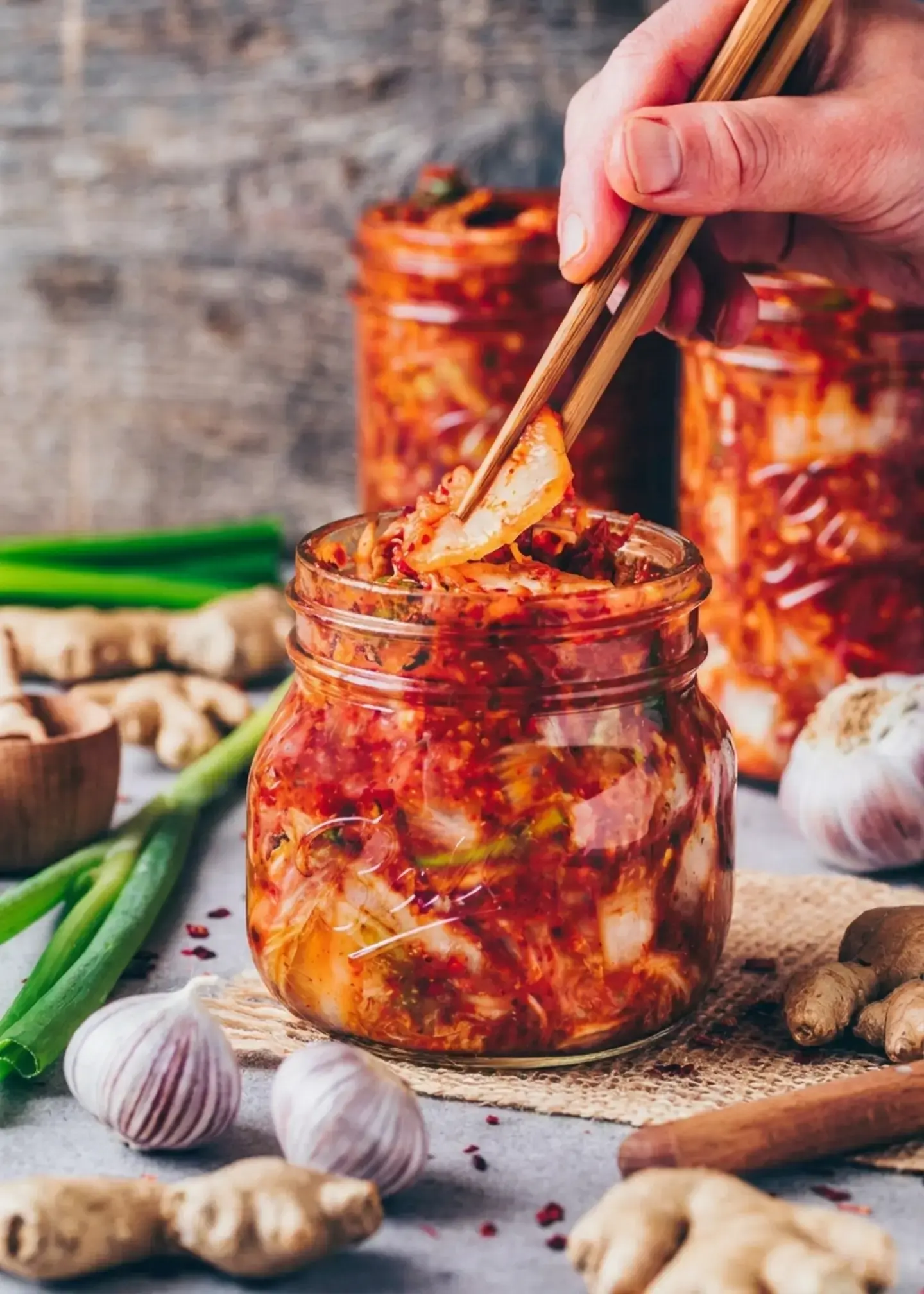Vegan Kimchi Ingredients and Variations