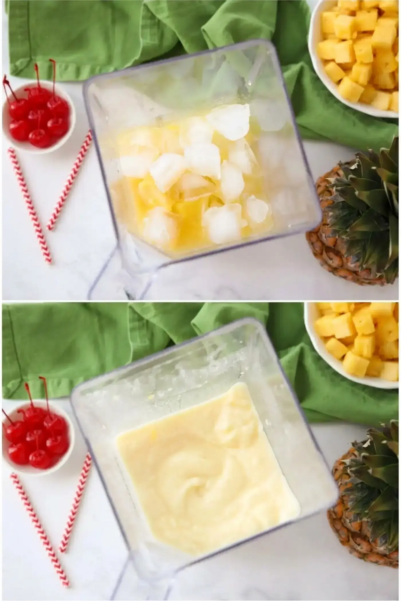 How to make a Pina Colada Mocktail