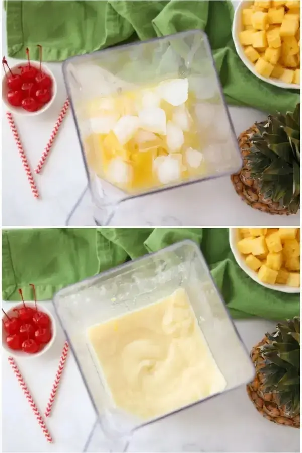 How to make a Pina Colada Mocktail