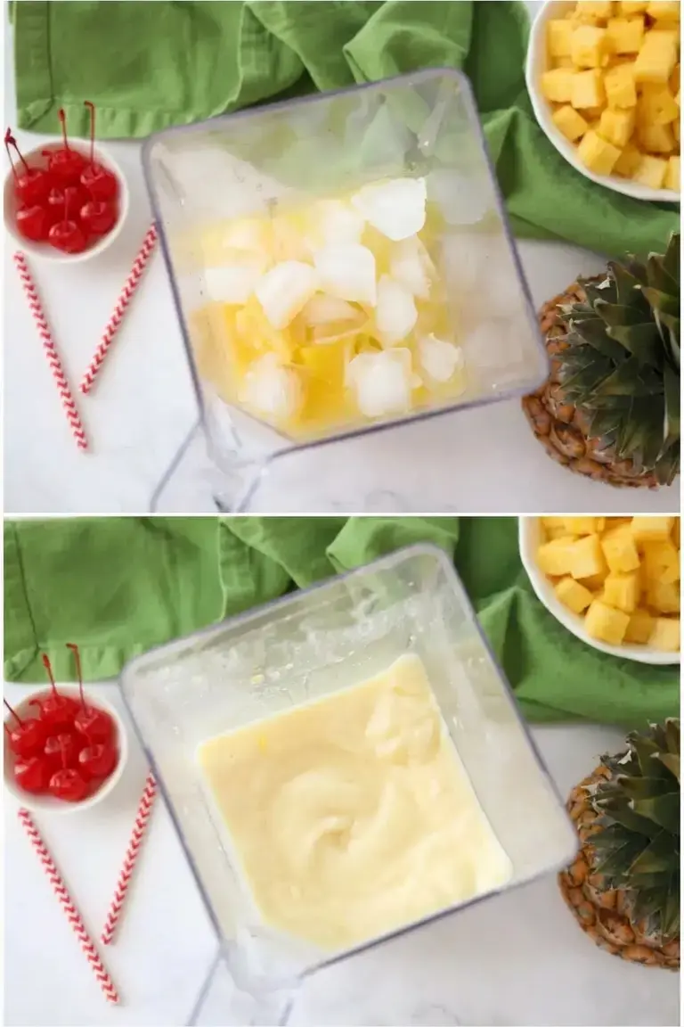 How to make a Pina Colada Mocktail
