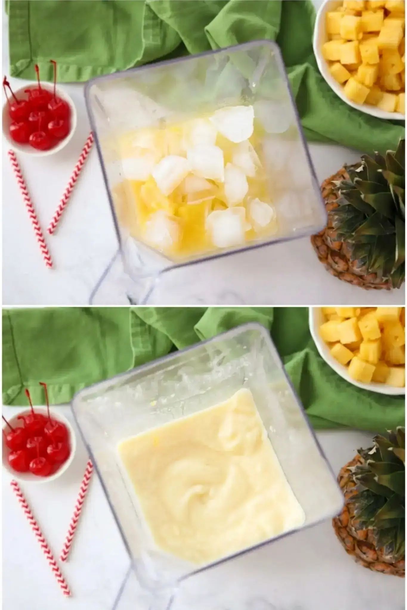 How to make a Pina Colada Mocktail