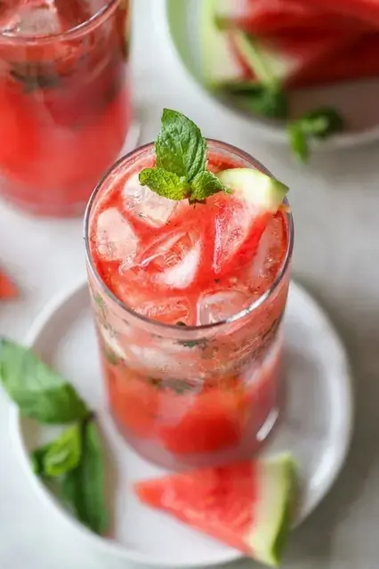 Non Alcoholic Watermelon Mojito