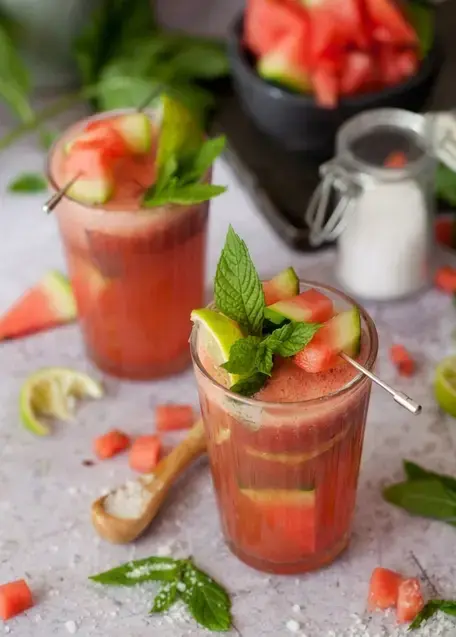 Salted Watermelon Mint Cooler