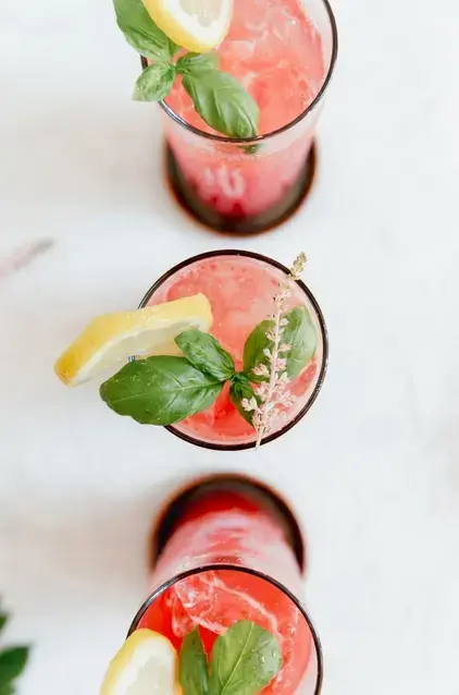 Watermelon Basil Lemonade