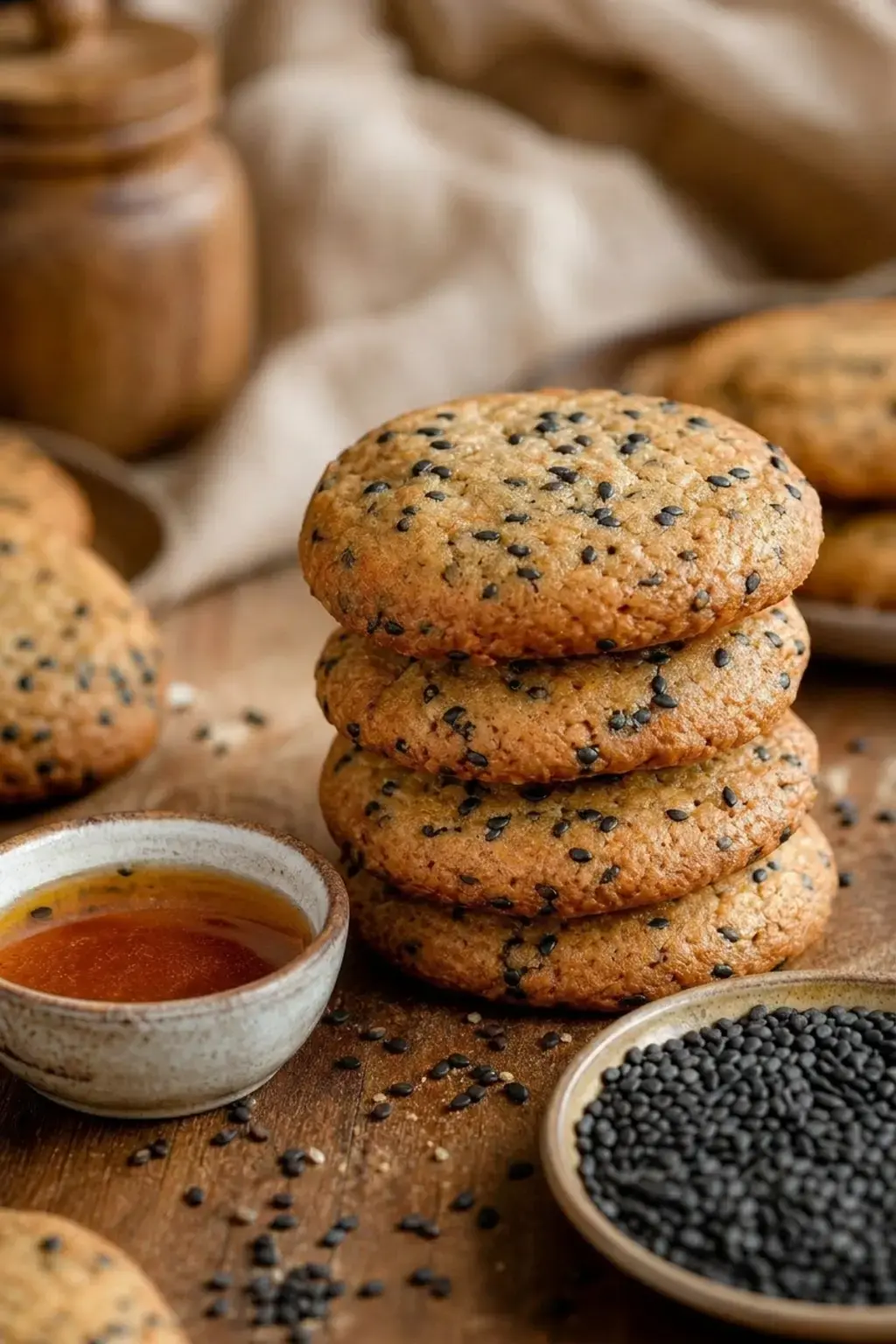 11) Black Sesame Brown Butter Cookies