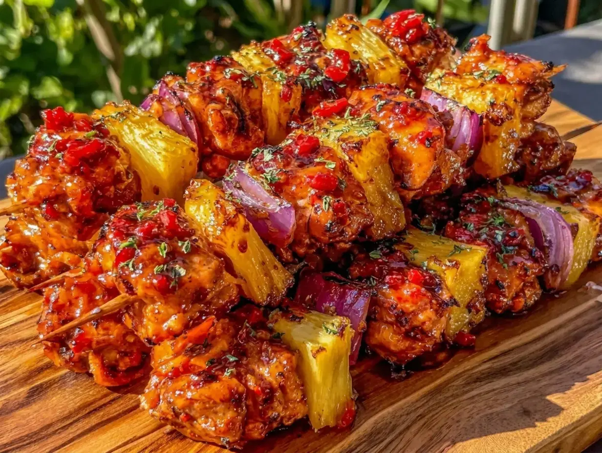 4Th Of July Spicy Honey Grilled Chicken Skewers, How to Make 4th of July Spicy Honey Grilled Chicken Skewers: Step-by-Step