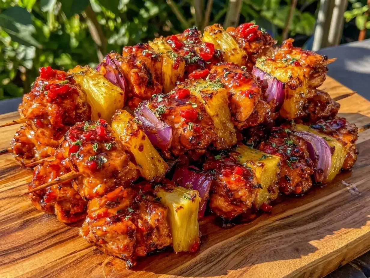 4Th Of July Spicy Honey Grilled Chicken Skewers, How to Make 4th of July Spicy Honey Grilled Chicken Skewers: Step-by-Step