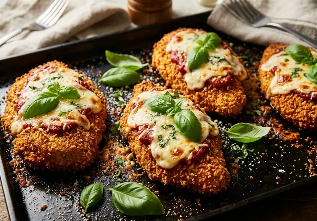 Baked Chicken Parmesan for an Easy Weeknight Dinner 23 Baked Chicken Parmesan, Email this Recipe