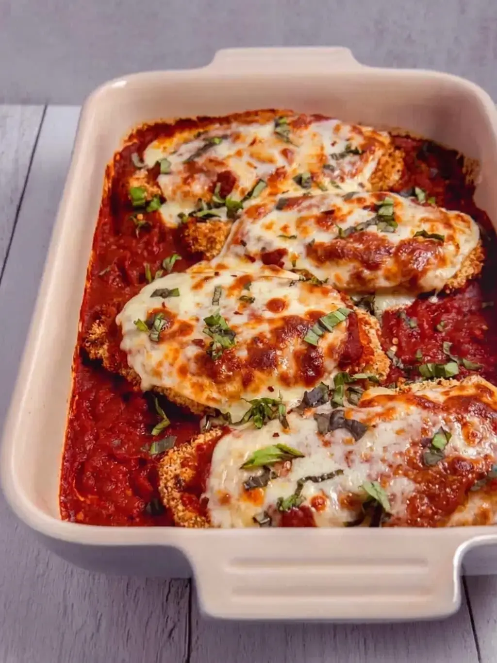 Baked Chicken Parmesan With Crispy Panko Coating 14 How to Make Baked Chicken Parmesan 1