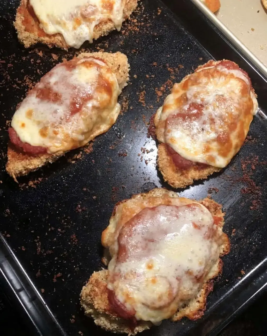 Baked Chicken Parmesan With Crispy Panko Coating 21 How to Make Baked Chicken Parmesan 8