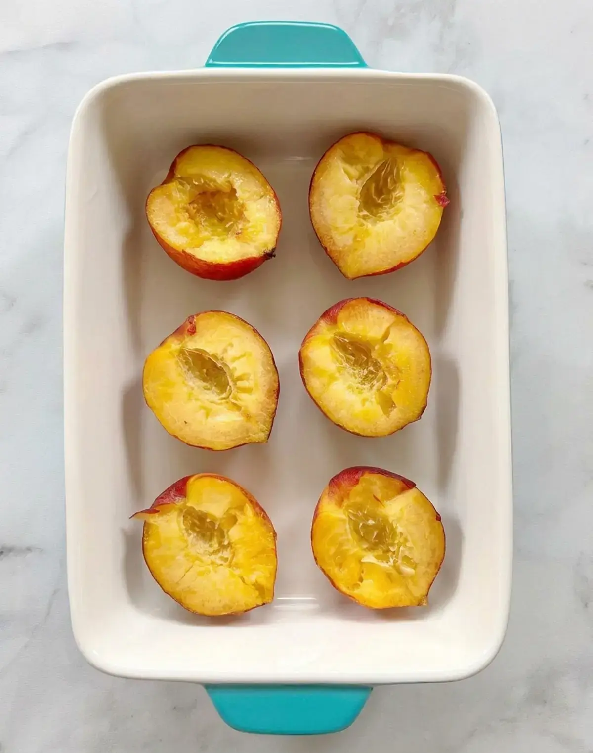 Baked Peaches With a Golden Oat Crumble 16 How to Make Baked Peaches 3