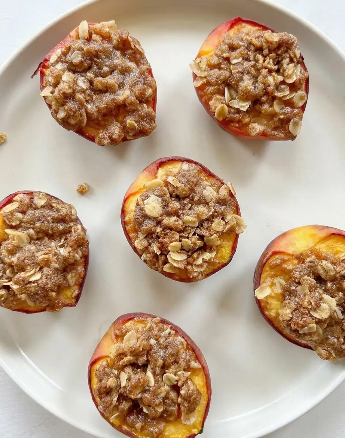 Baked Peaches with Oat Crumble Topping 7 Baked Peaches, Introduction