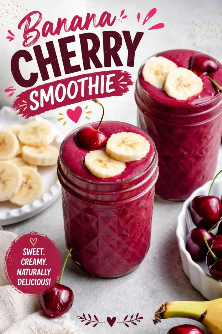 Banana Cherry Smoothie