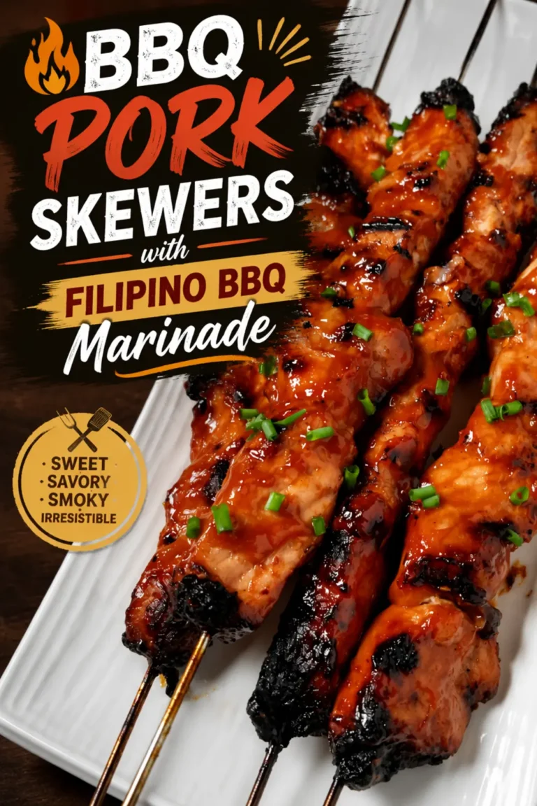 Bbq Pork Skewers With Filipino Bbq Marinade