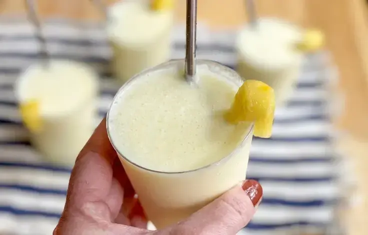 Beginner Keto Pina Colada Creamy Low Carb Cocktail, Ingredients