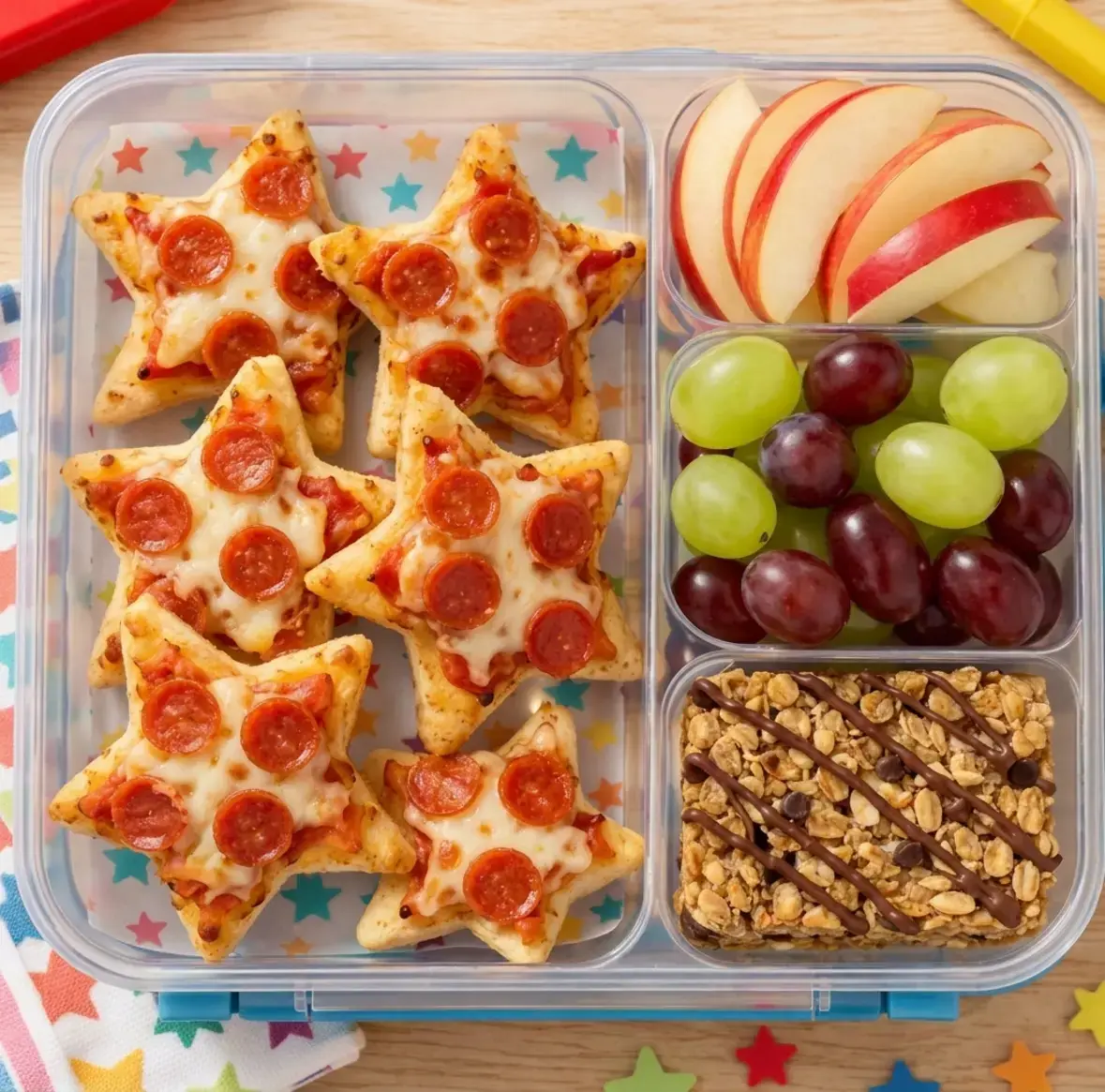 Bentgo Lunch Ideas, English Muffin Mini Pizzas