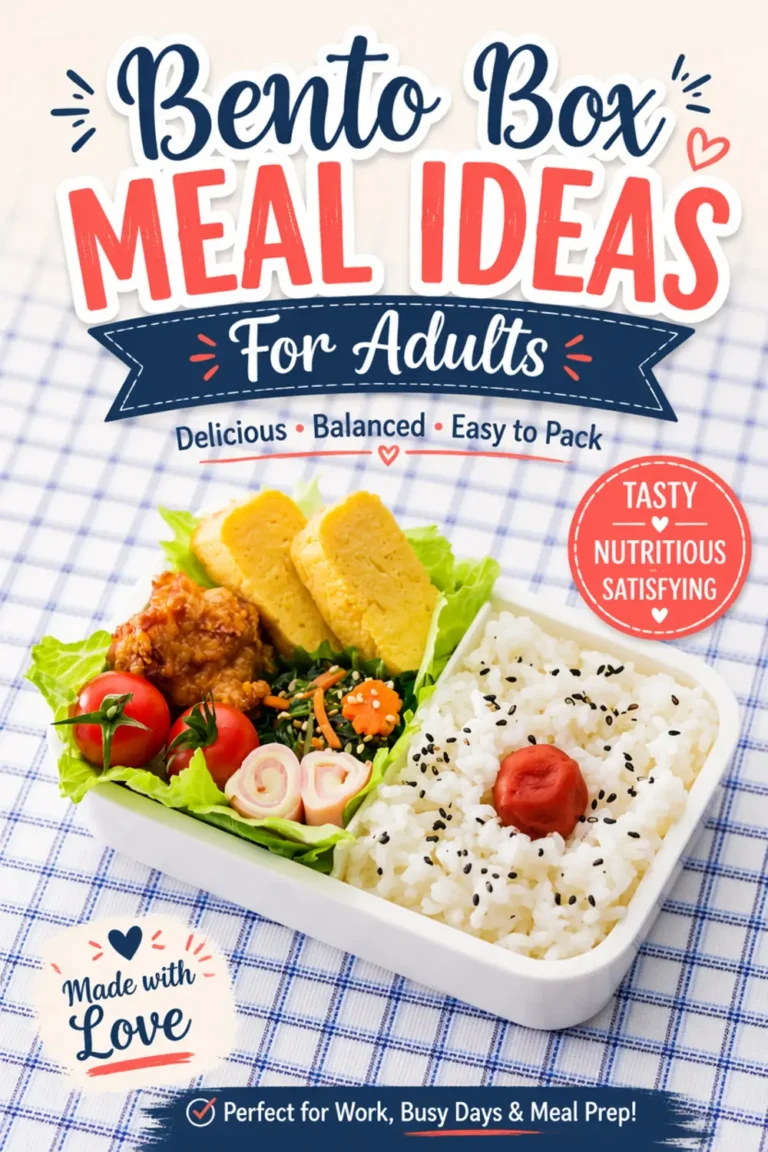 Bento Box Meal Ideas For Adults