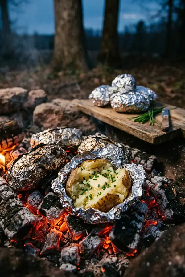 Campfire Baked Potatoes for Easy Camping Meals 14 Campfire Baked Potatoes, Free Guides