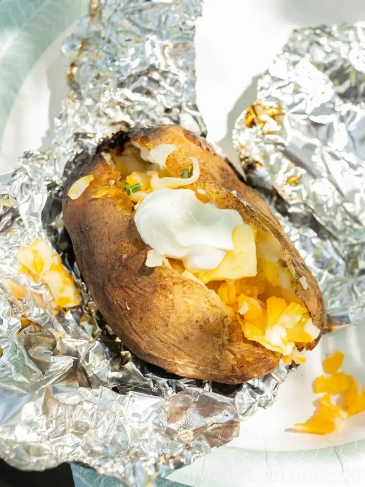 Campfire Baked Potatoes With Easy Loaded Toppings 8 Clean Russet potatoes prepared for campfire baking