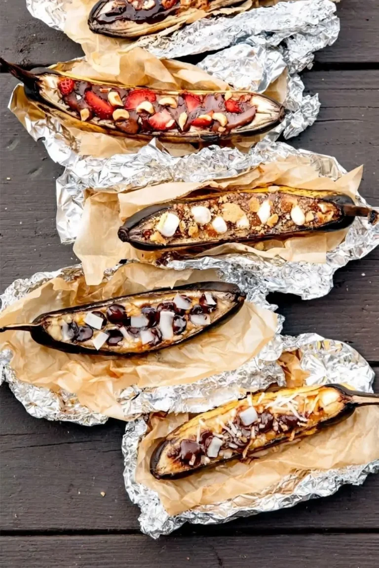 Campfire Banana Boats