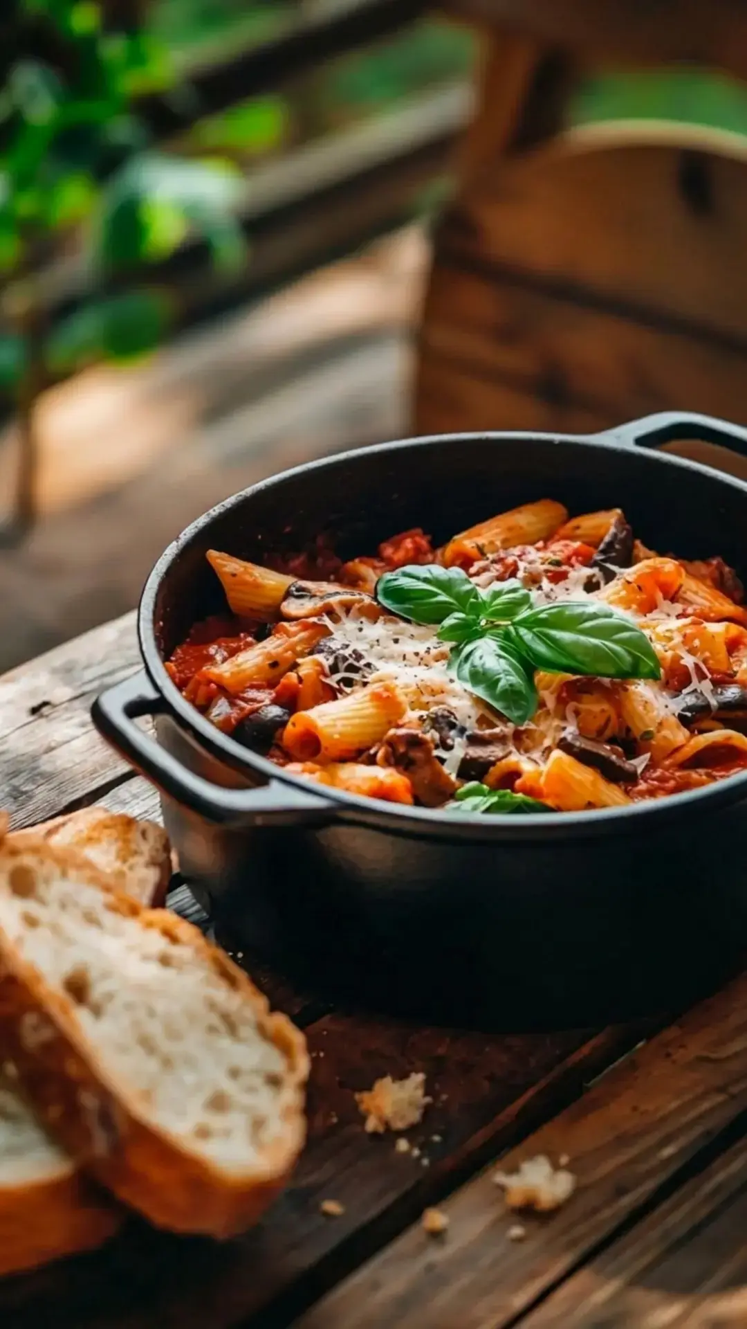 Camping Recipes For Two People: Easy Romantic Meals for Couples 4 Dutch Oven Pasta for Two