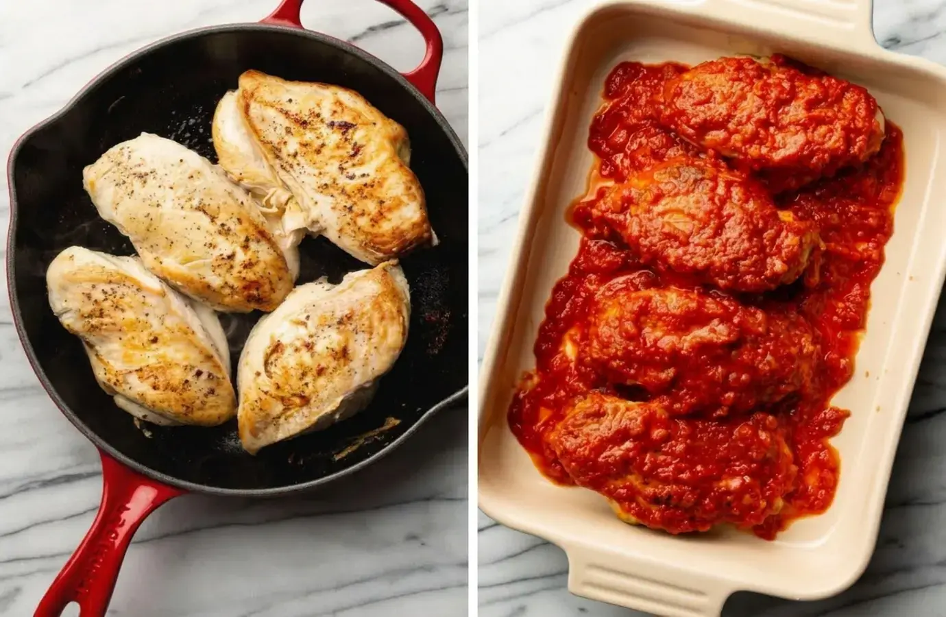 How to make cheesy baked chicken