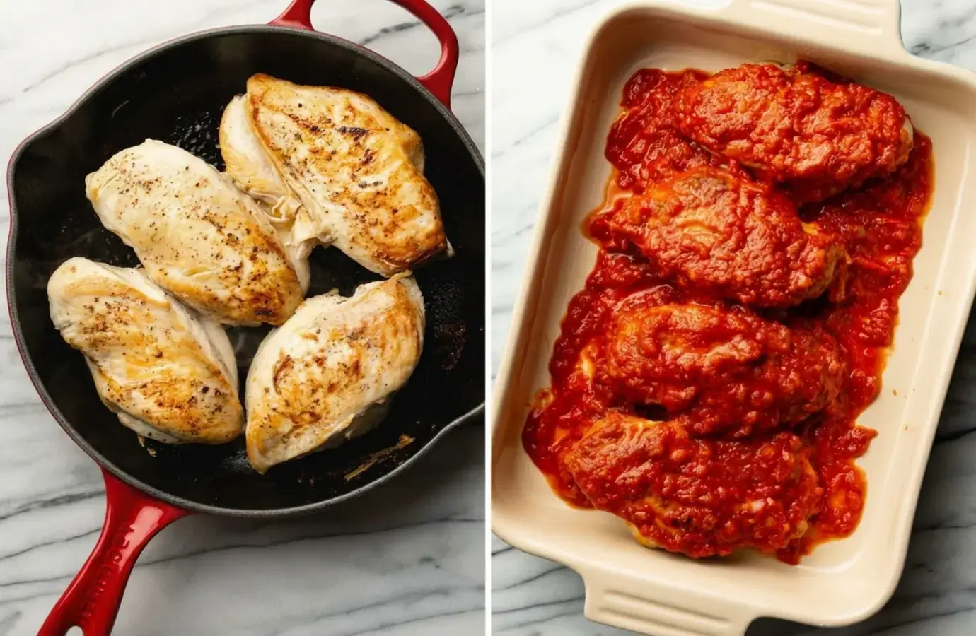 Cheesy Mozzarella Chicken Bake for a Quick Juicy Weeknight Dinner 9 How to make cheesy baked chicken