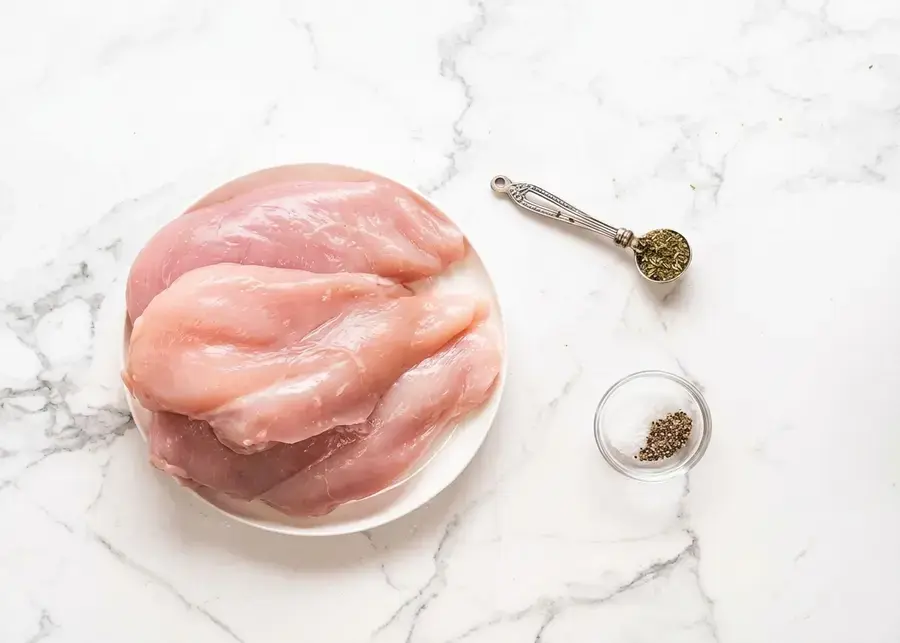 Chicken breasts and dry brine seasonings