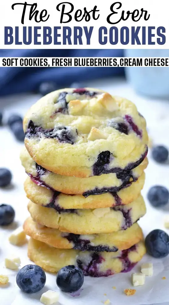 7 Easy and Healthy Cookie Recipes for Soft Homemade Treats 4 Cookie Recipes, Blueberry Cookies