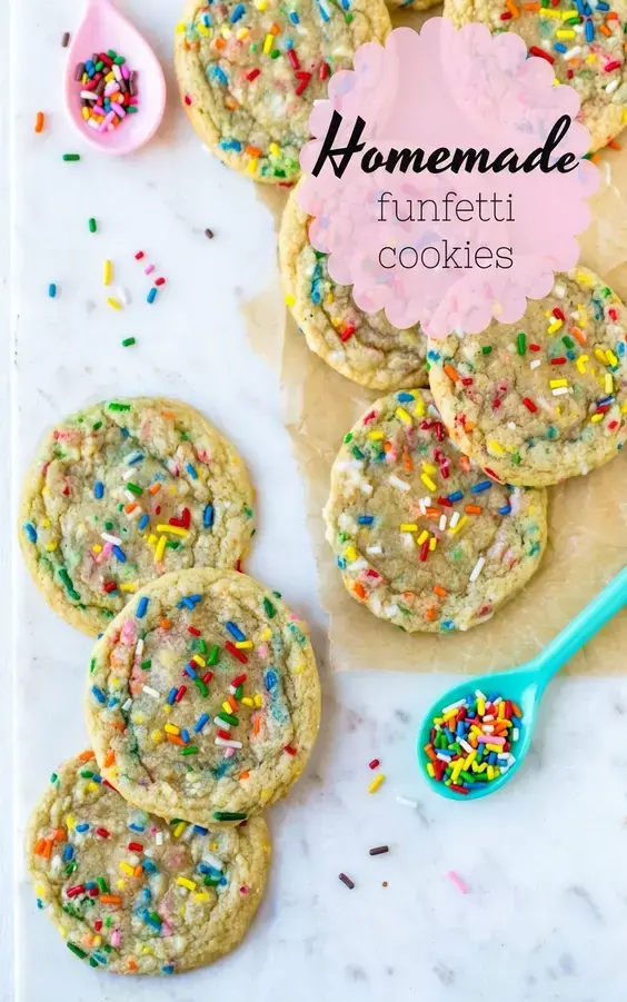 Cookie Recipes: 7 Easy Ideas From Chocolate Chip to Lemon 5 Funfetti Cookies