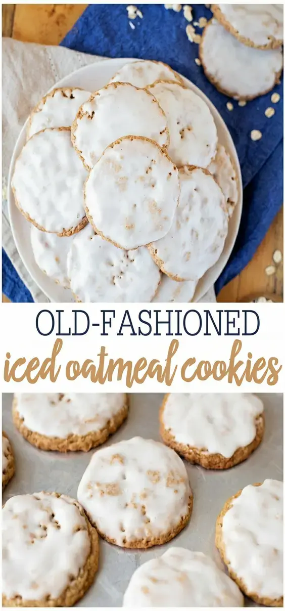 Cookie Recipes: 7 Easy Ideas From Chocolate Chip to Lemon 7 Iced Oatmeal Cookies