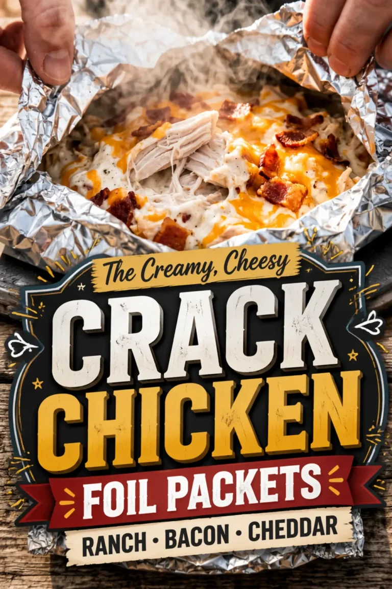 Crack Chicken Foil Packets Ranch Bacon And Cheese