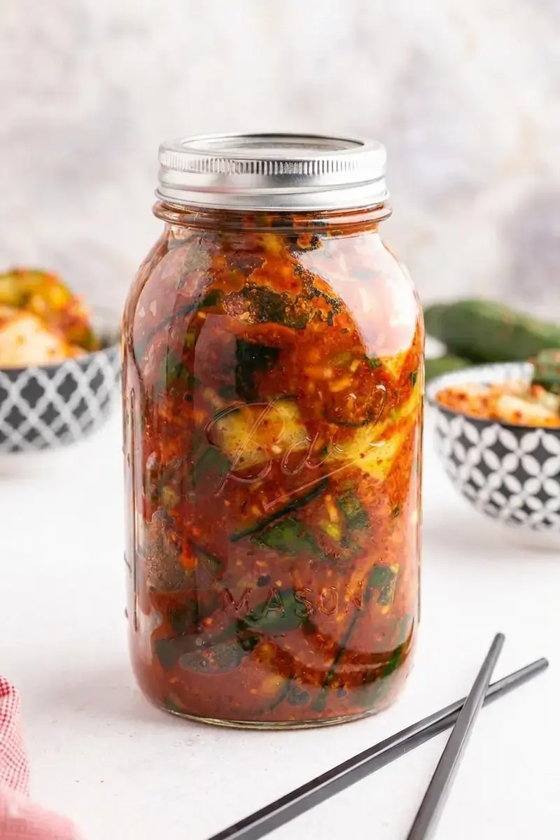 Cucumber Kimchi Recipe for a Crunchy Korean Side Dish 15 Cucumber Kimchi, Cucumber Kimchi Instructions