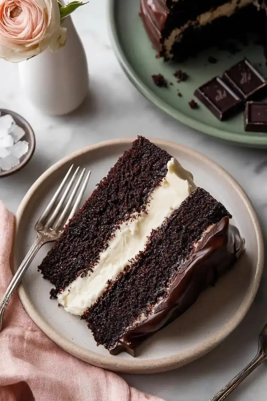 Decadent Vegan Guinness Chocolate Cake with Ganache 3 Baked vegan Guinness chocolate cake cooling before frosting
