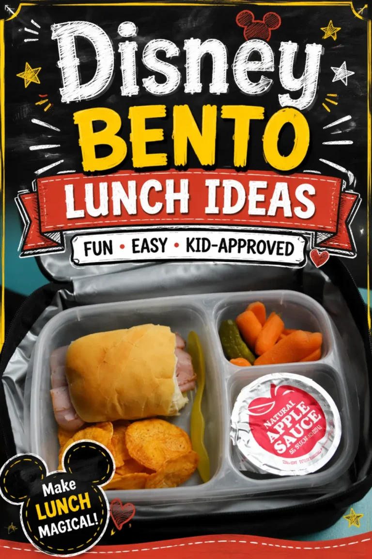 Disney Bento Lunch Ideas