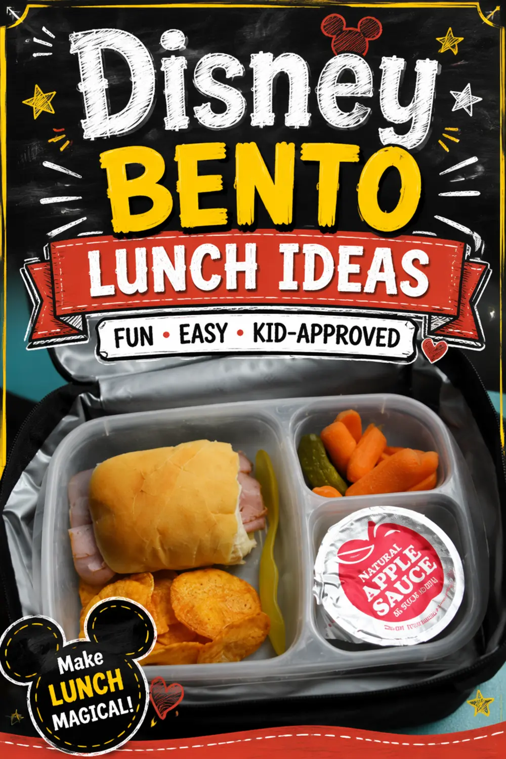 Disney Bento Lunch Ideas