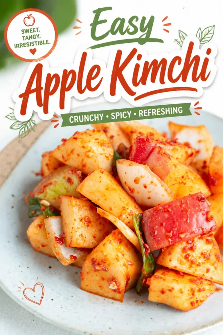 Easy Apple Kimchi