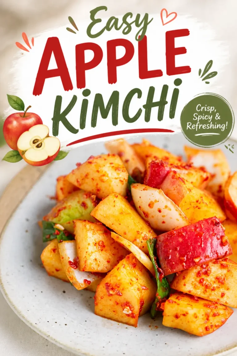 Easy Apple Kimchi