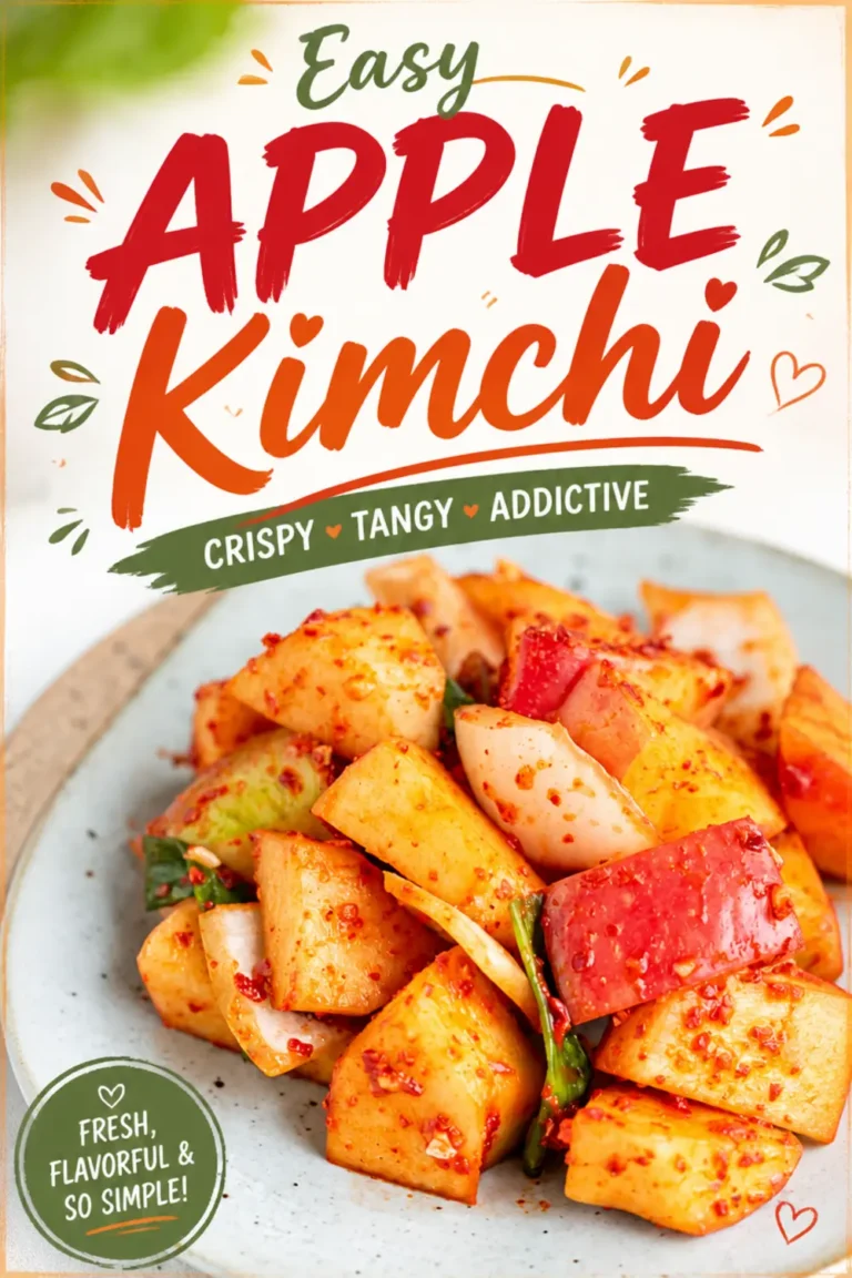 Easy Apple Kimchi