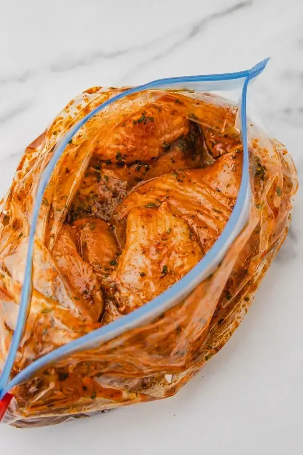 Quick & Easy Mexican Chicken Marinade 1 Mexican-marinated chicken cooked with smoky spices